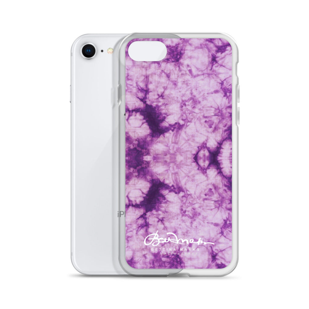 Purple Tie Dye iPhone Case (select model)