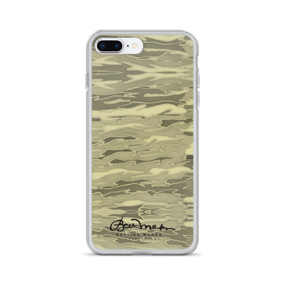 Khaki Lava Camouflage iPhone Case (select model)