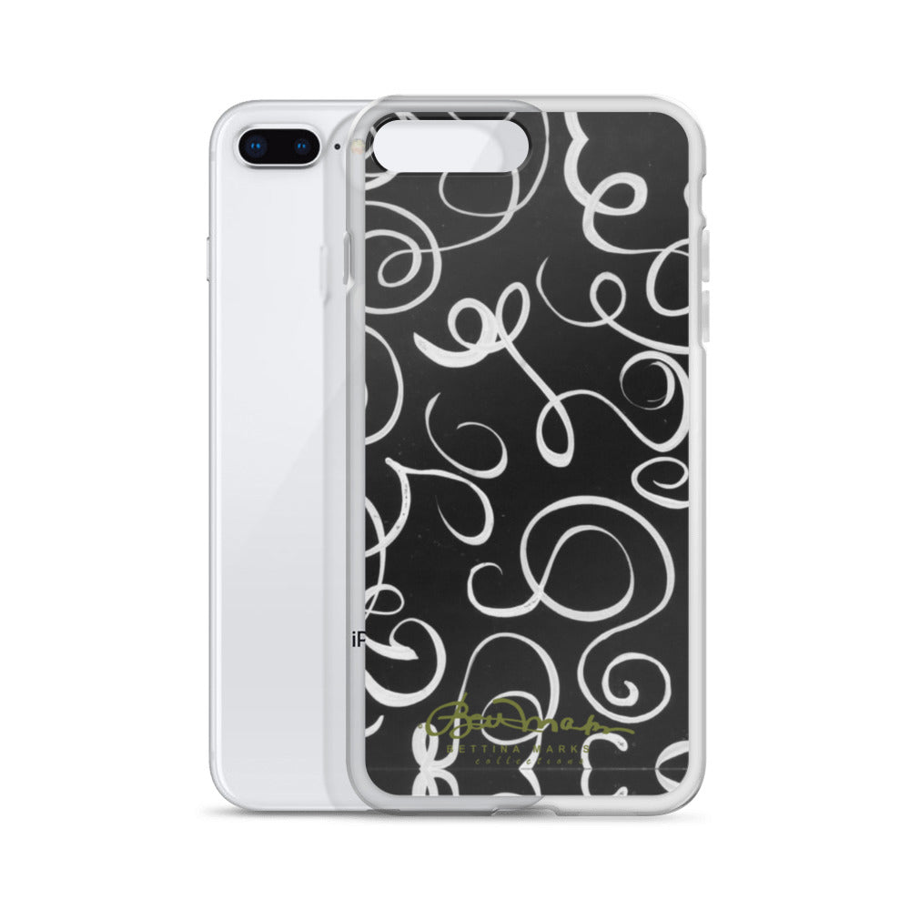 B&W Squiggles iPhone Case (select model)