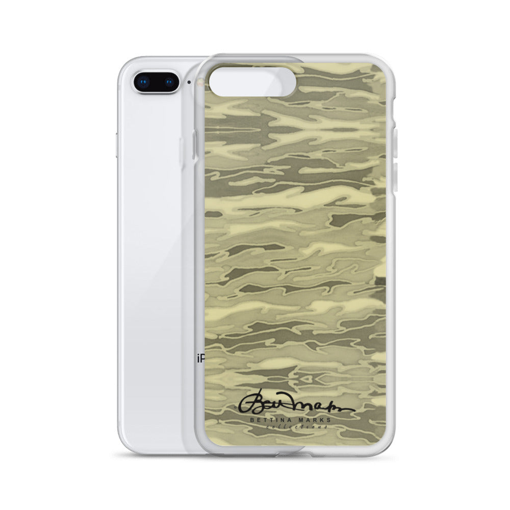 Khaki Lava Camouflage iPhone Case (select model)