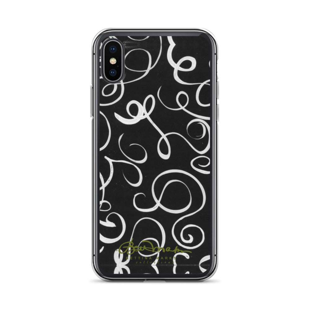 B&W Squiggles iPhone Case (select model)