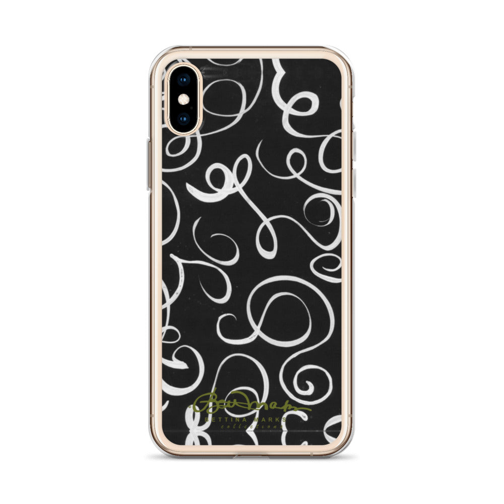 B&W Squiggles iPhone Case (select model)