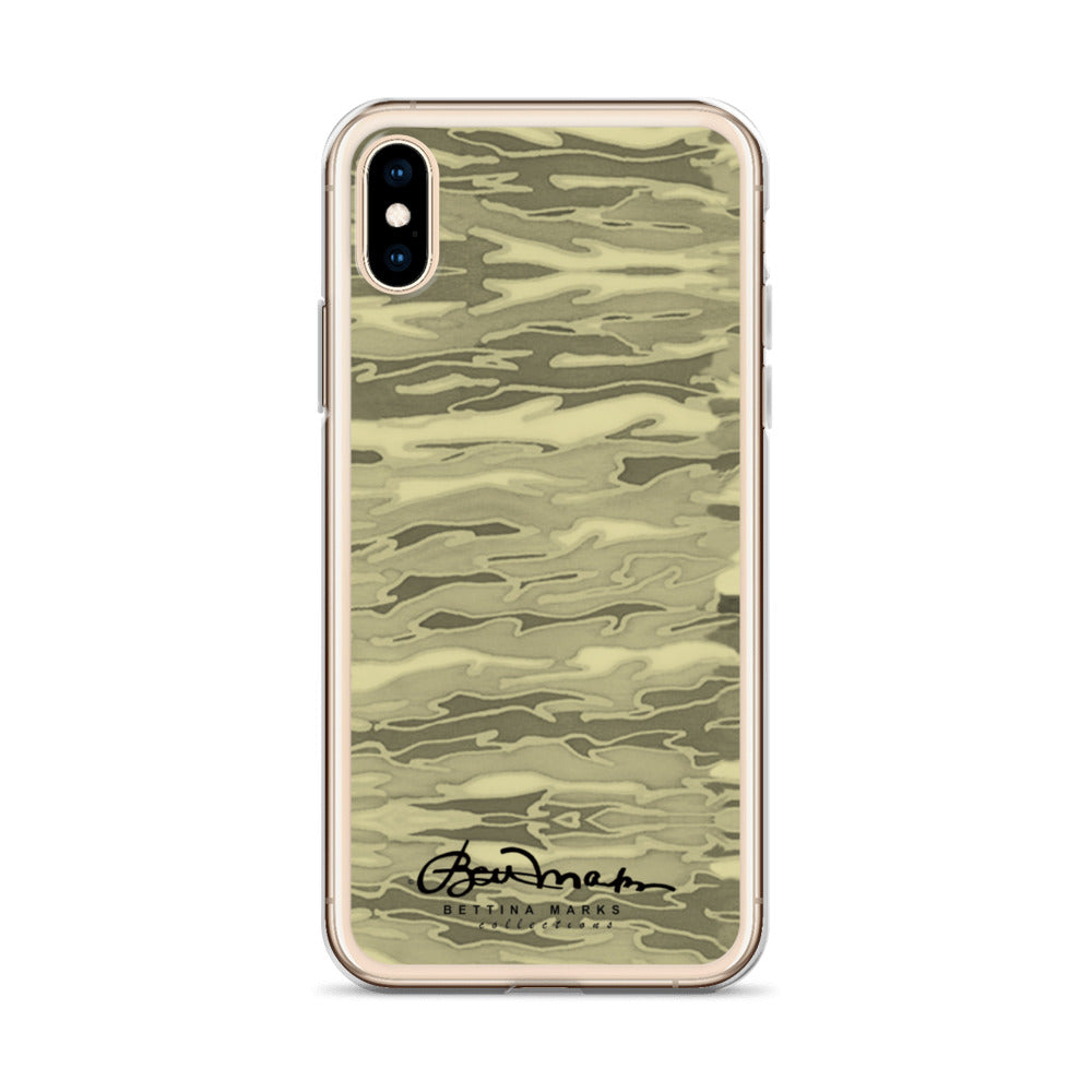 Khaki Lava Camouflage iPhone Case (select model)