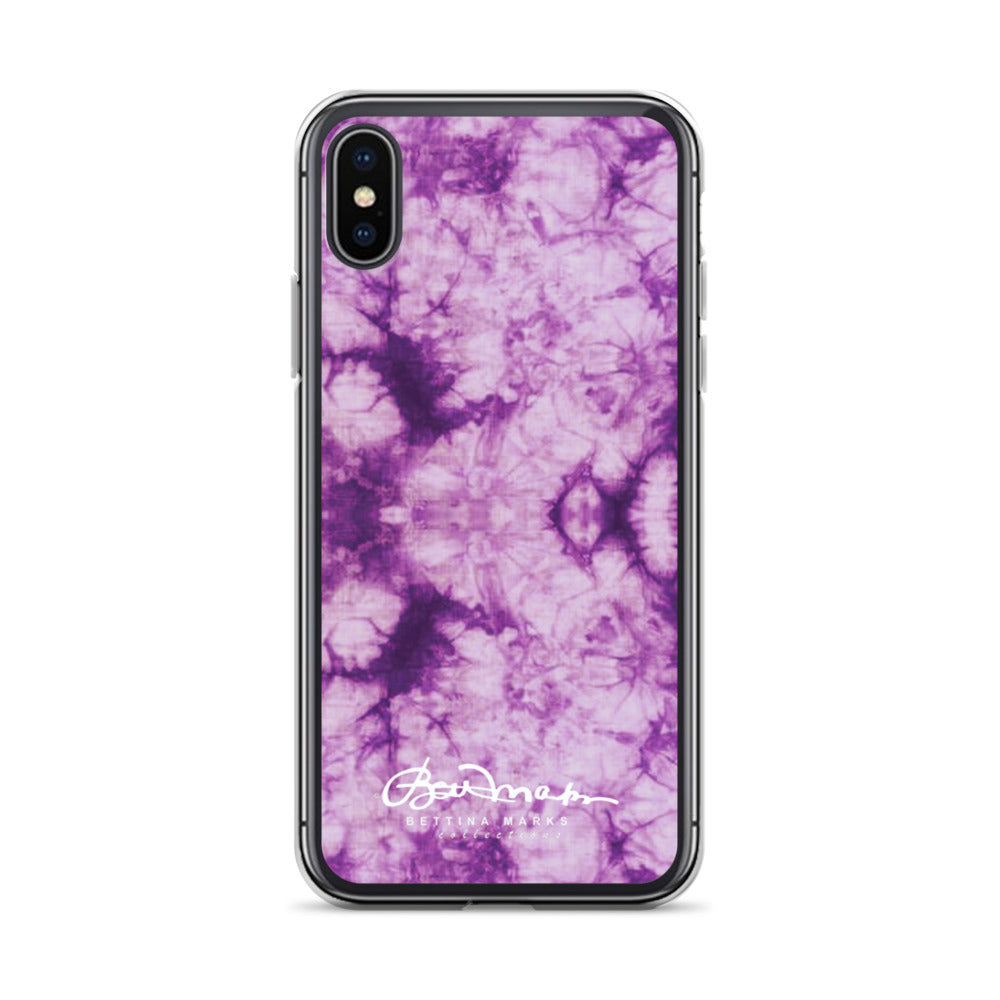 Purple Tie Dye iPhone Case (select model)