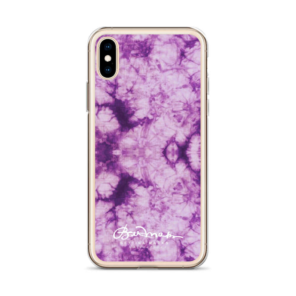 Purple Tie Dye iPhone Case (select model)