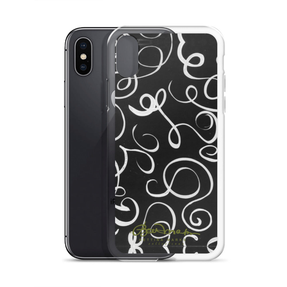 B&W Squiggles iPhone Case (select model)