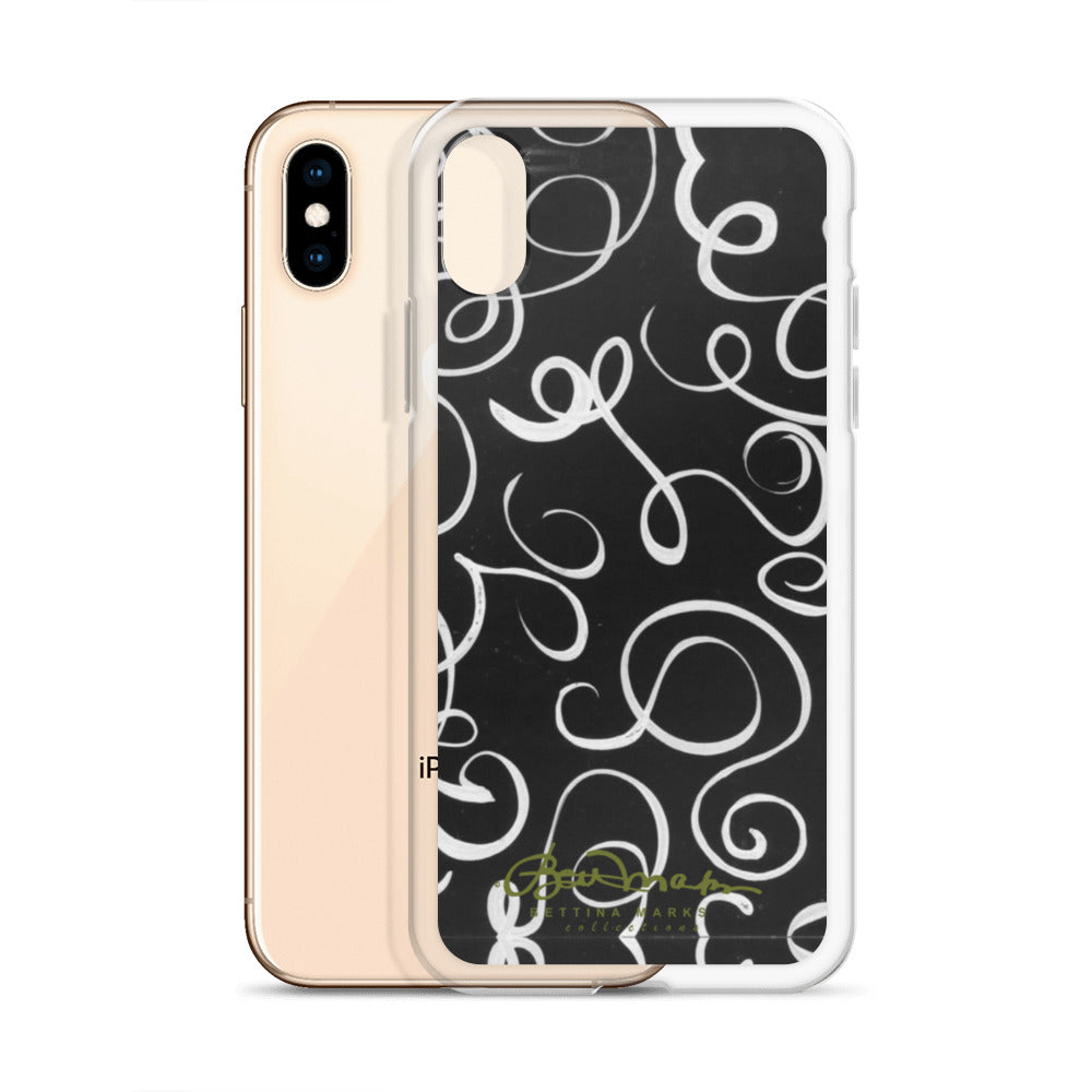 B&W Squiggles iPhone Case (select model)