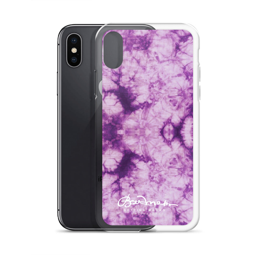 Purple Tie Dye iPhone Case (select model)