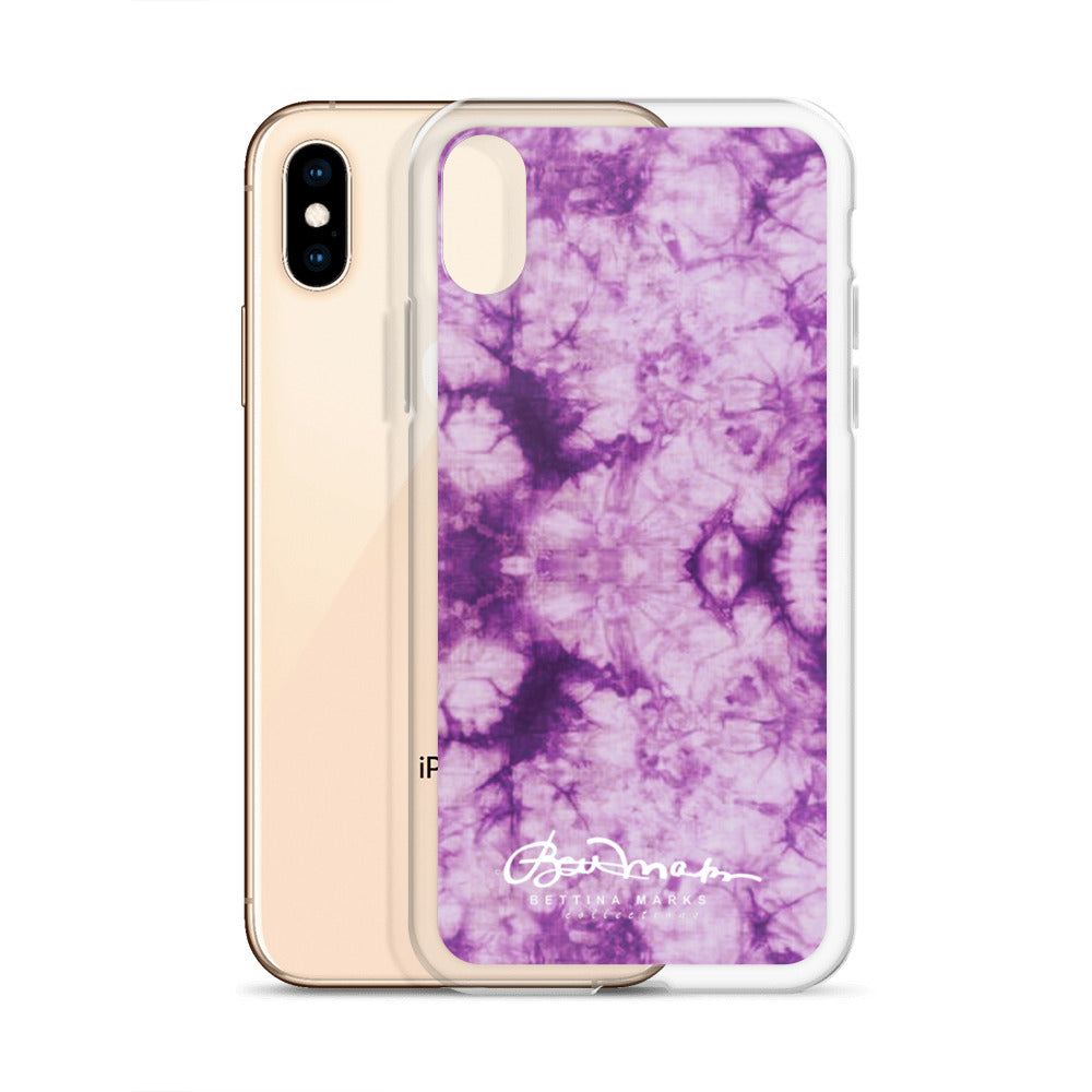 Purple Tie Dye iPhone Case (select model)