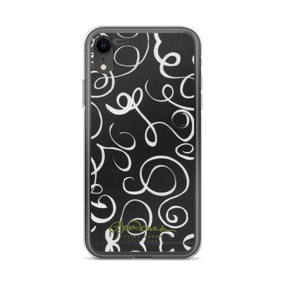 B&W Squiggles iPhone Case (select model)