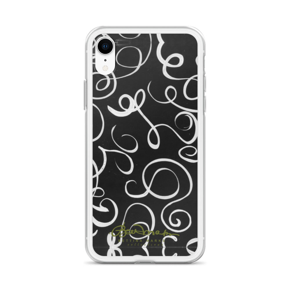 B&W Squiggles iPhone Case (select model)