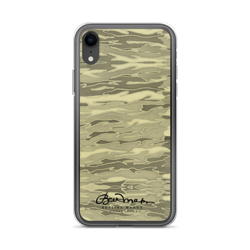 Khaki Lava Camouflage iPhone Case (select model)