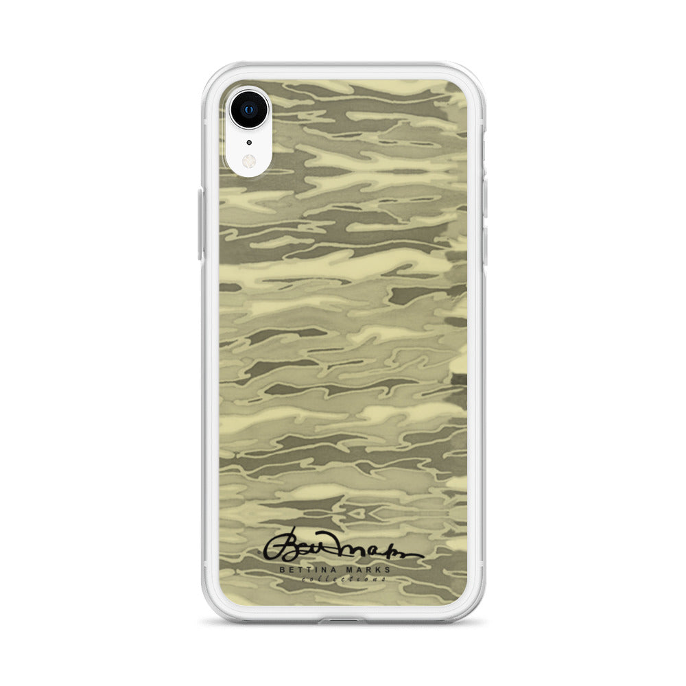 Khaki Lava Camouflage iPhone Case (select model)