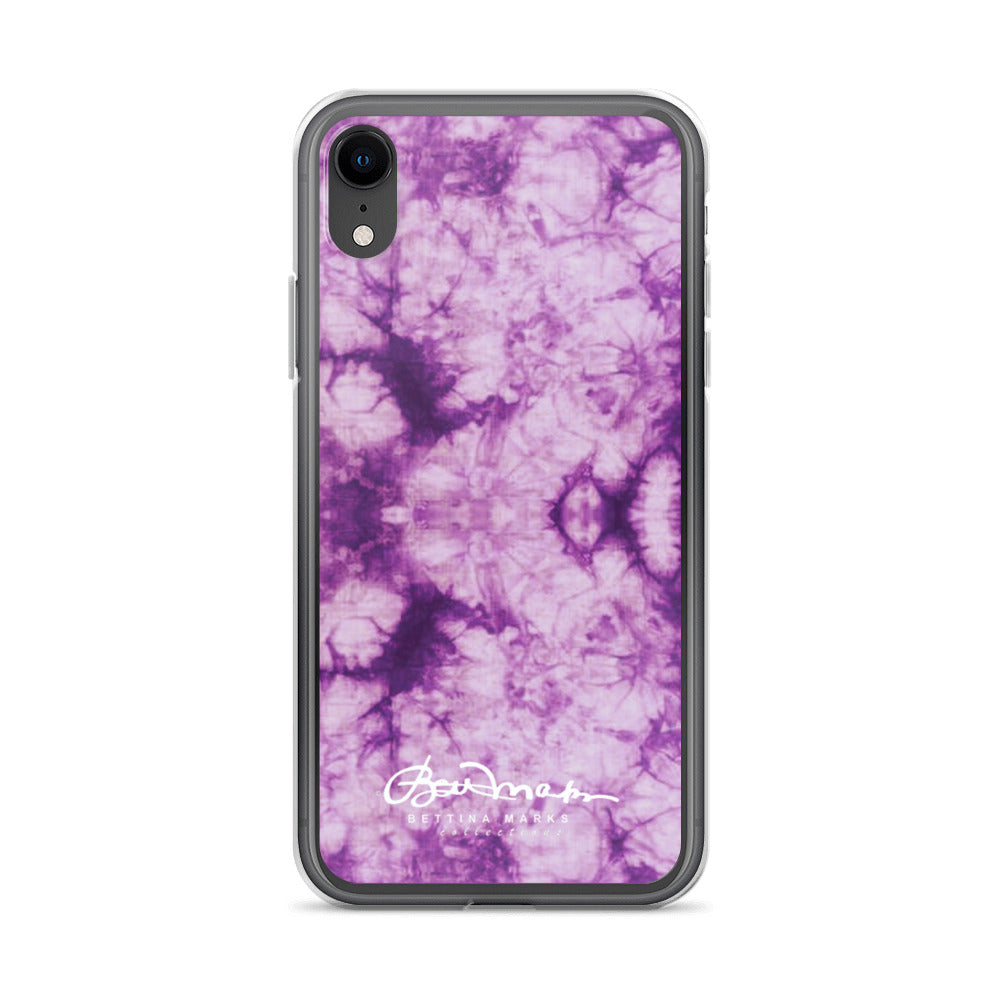 Purple Tie Dye iPhone Case (select model)