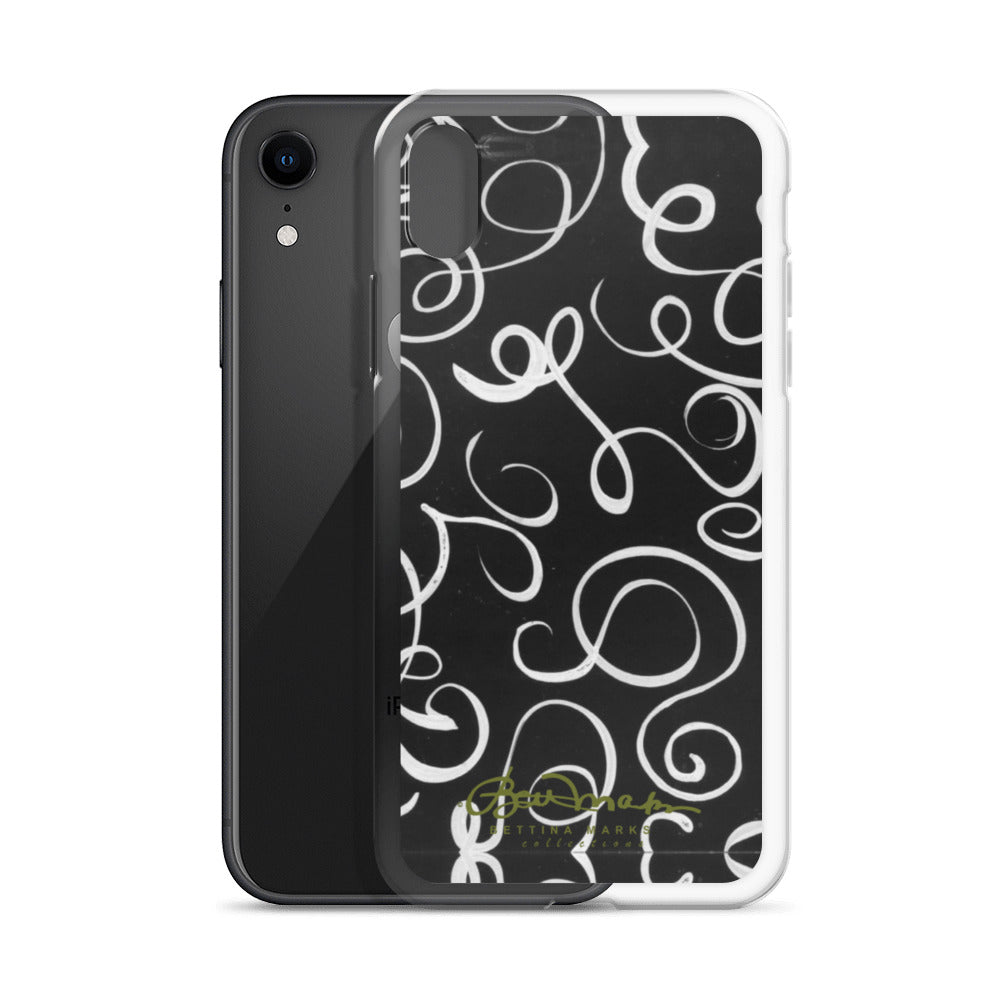 B&W Squiggles iPhone Case (select model)