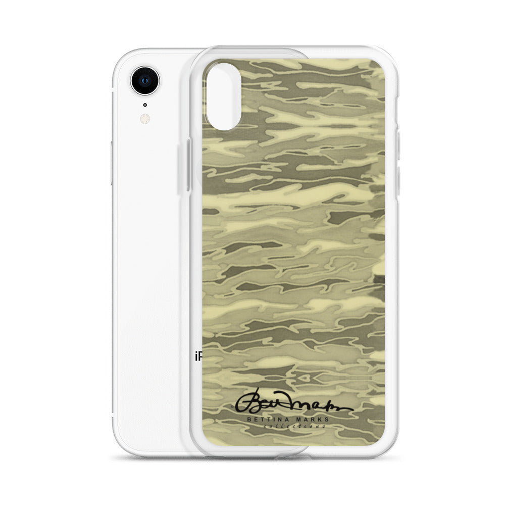 Khaki Lava Camouflage iPhone Case (select model)