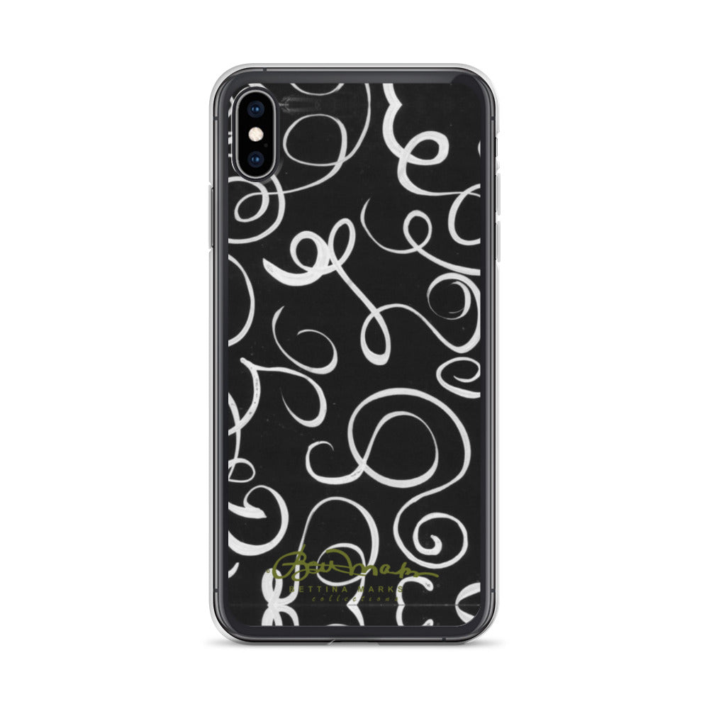 B&W Squiggles iPhone Case (select model)