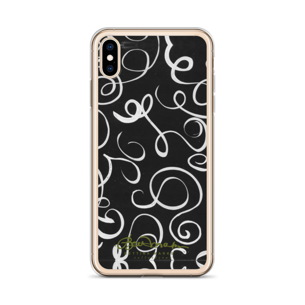 B&W Squiggles iPhone Case (select model)