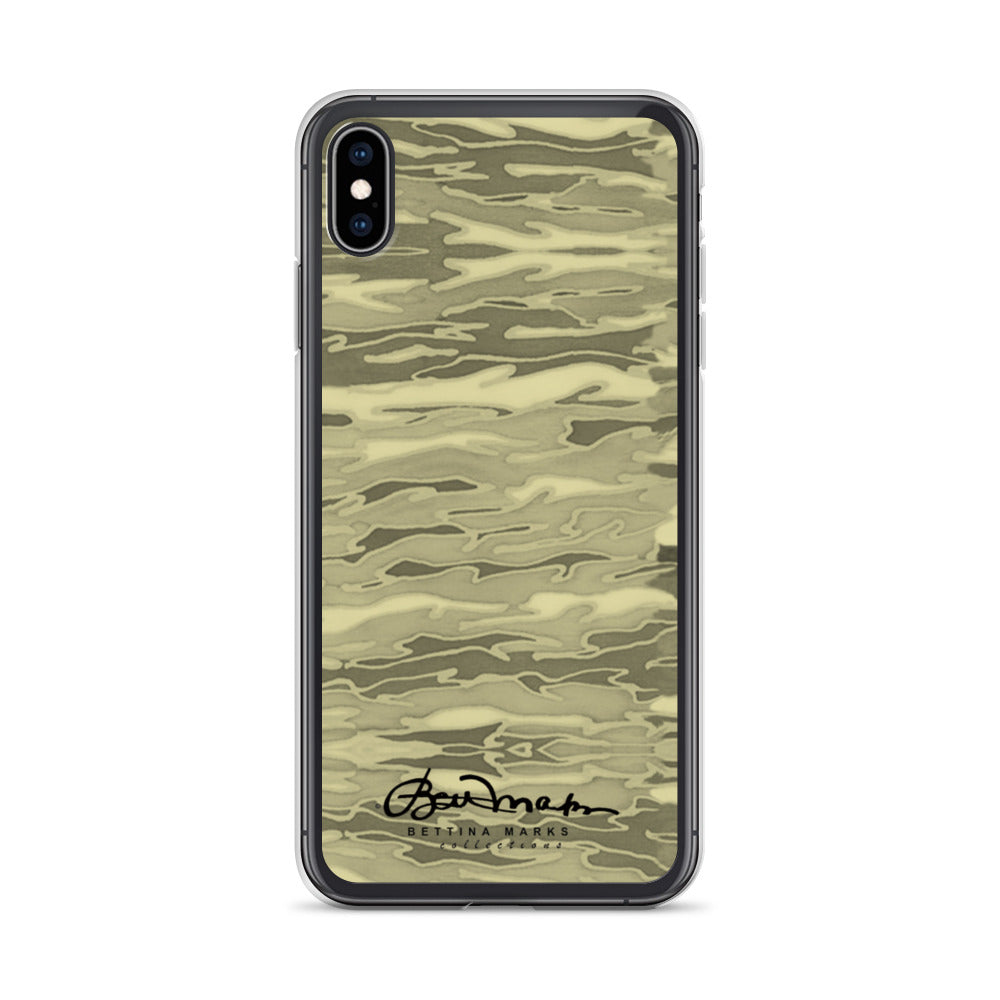 Khaki Lava Camouflage iPhone Case (select model)