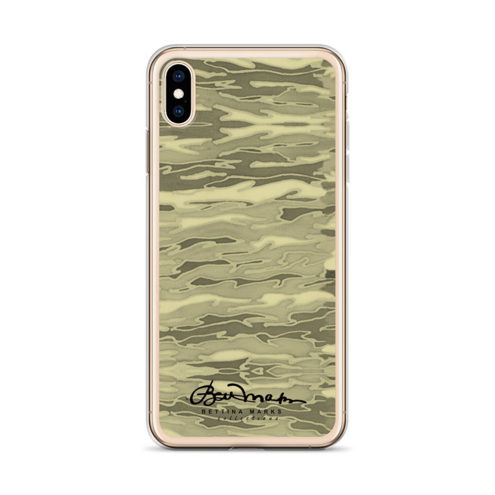 Khaki Lava Camouflage iPhone Case (select model)