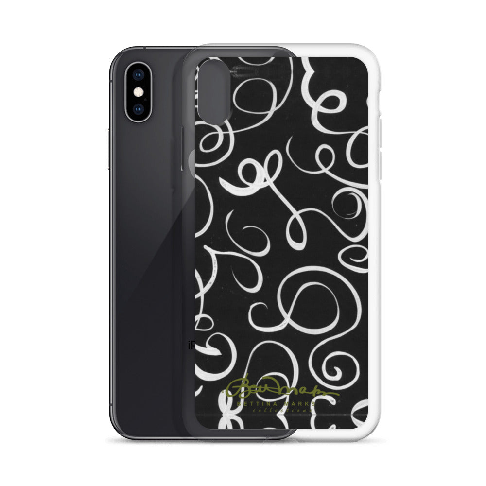 B&W Squiggles iPhone Case (select model)