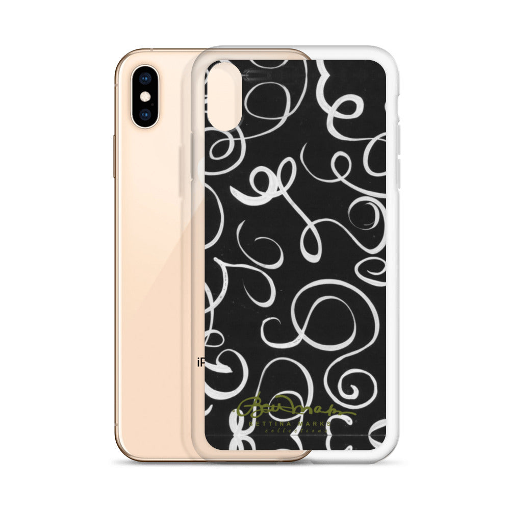 B&W Squiggles iPhone Case (select model)