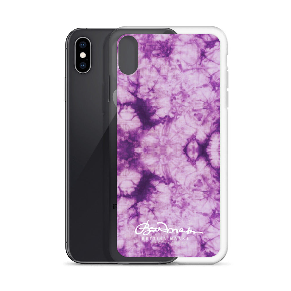 Purple Tie Dye iPhone Case (select model)