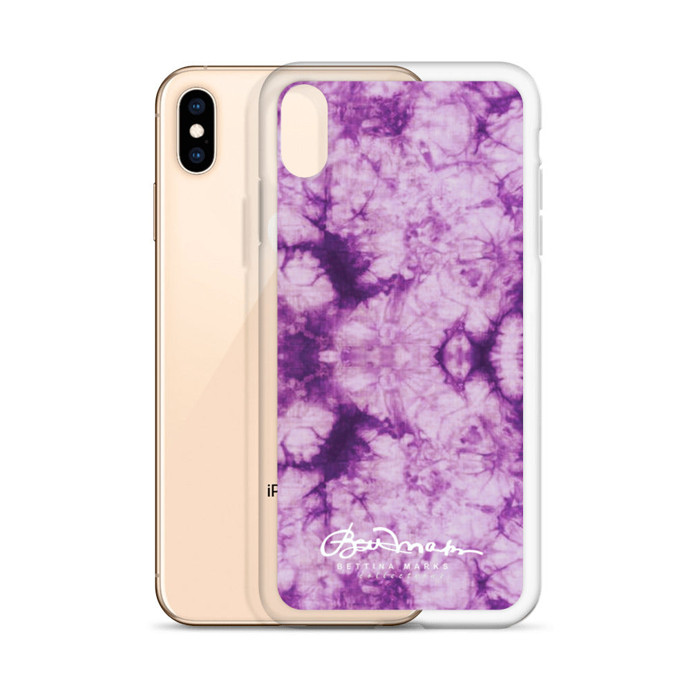 Purple Tie Dye iPhone Case (select model)