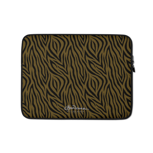 Olive Zebra Laptop Sleeve