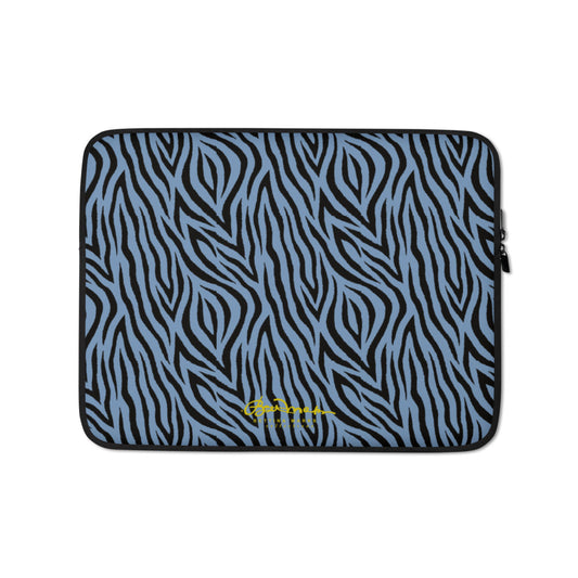 Blue Zebra Laptop Sleeve