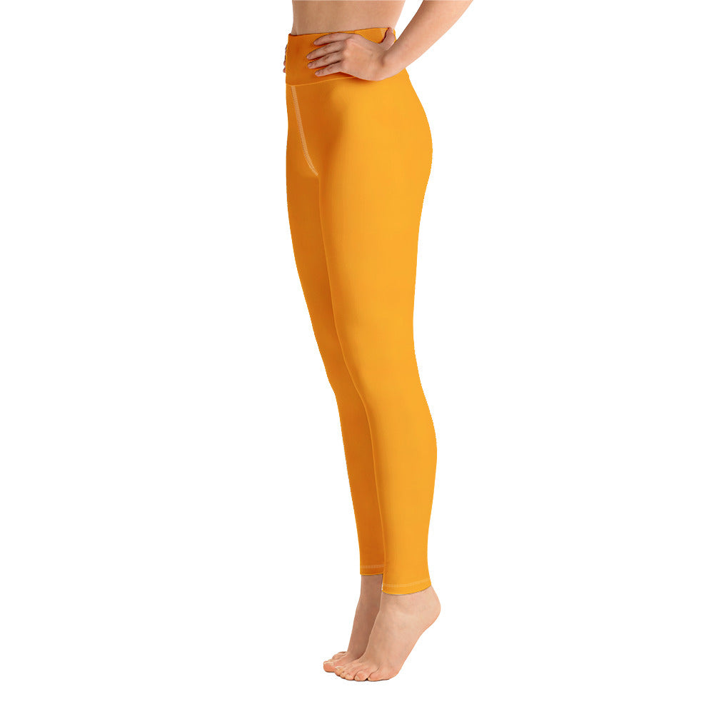 Sacral Orange Yoga Leggings