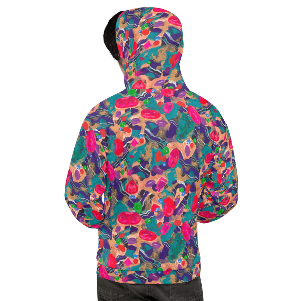 Recycled Unisex Hoodie - Jelly Bean