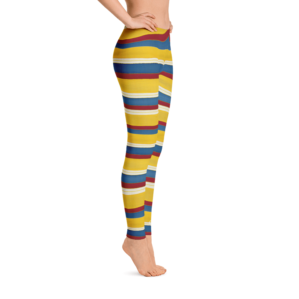 Wide Riviera Stripe Leggings