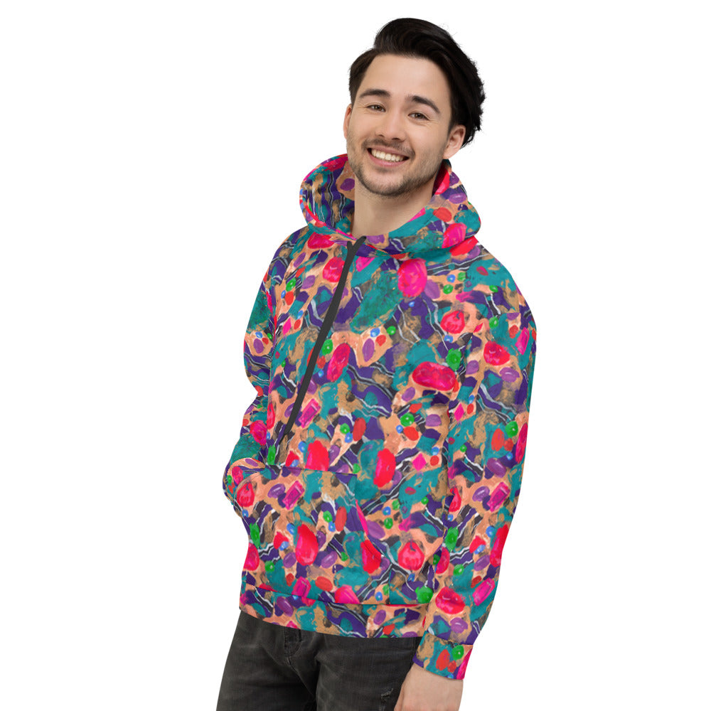 Recycled Unisex Hoodie - Jelly Bean