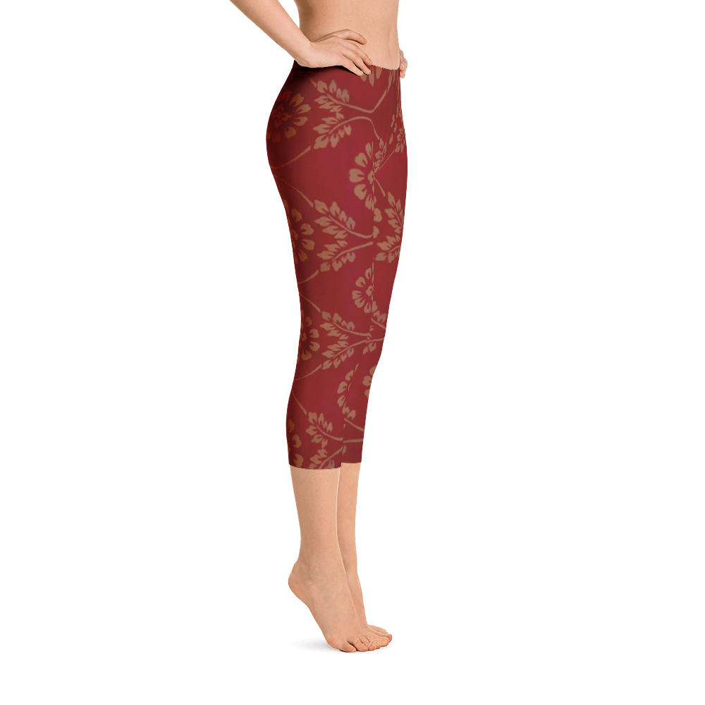 Turkish Tapestry Capri Leggings