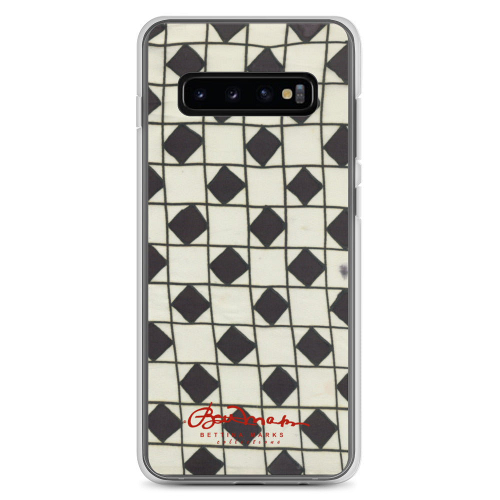 B&W Checkerboard Optical Samsung Case (select model)