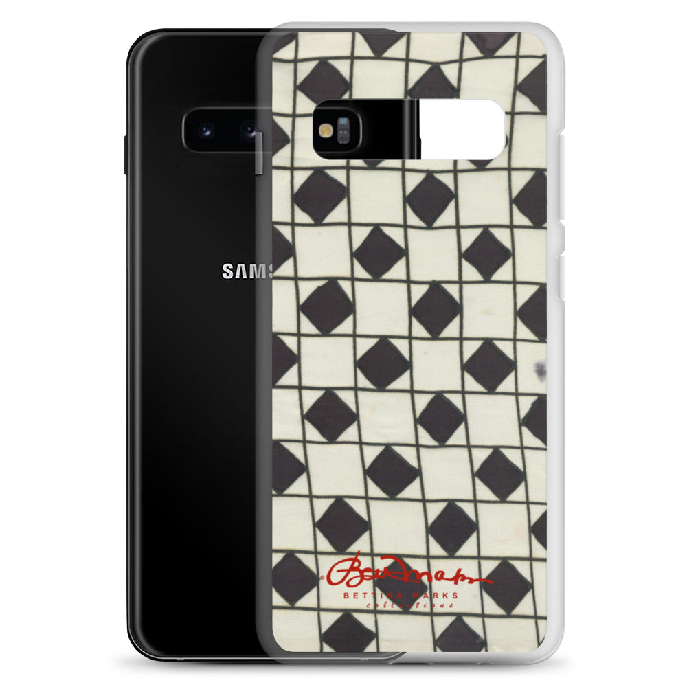 B&W Checkerboard Optical Samsung Case (select model)