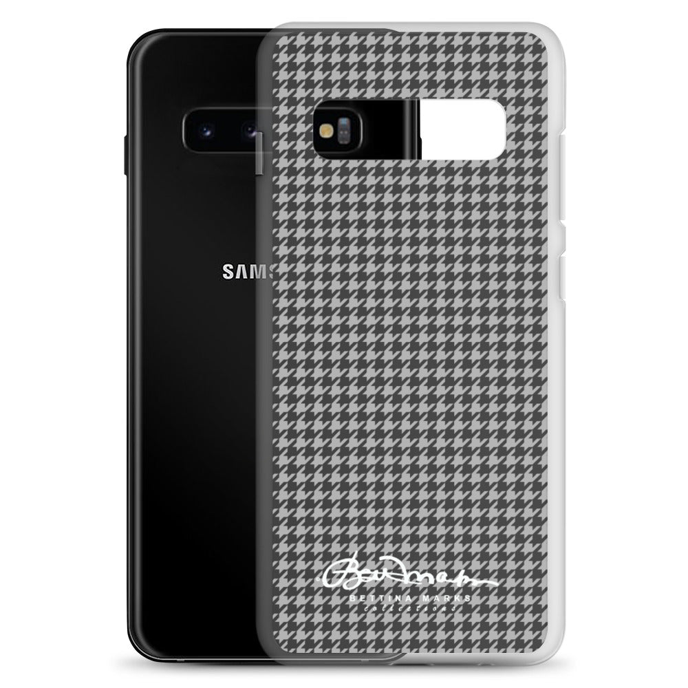 B&W Houndstooth Samsung Case