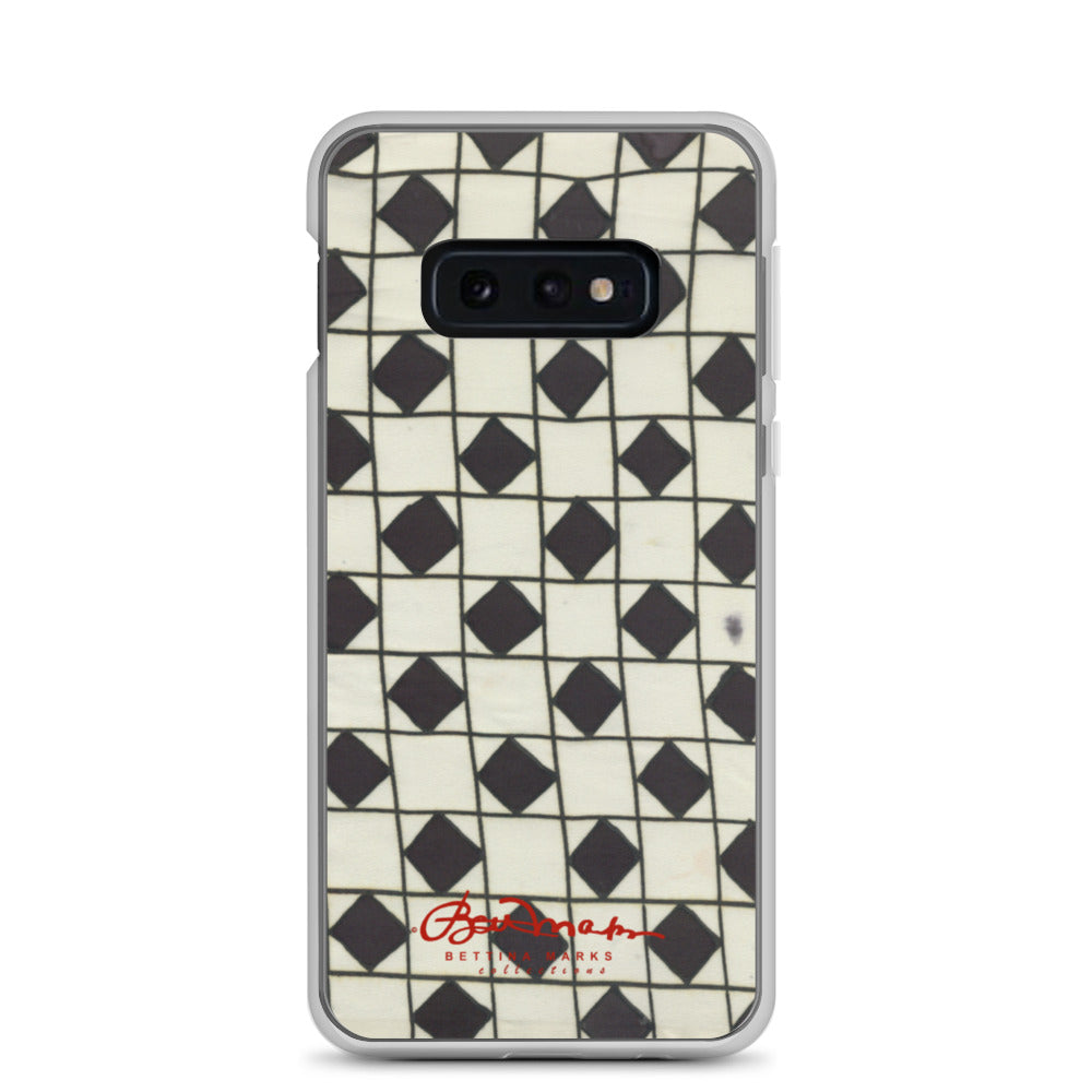 B&W Checkerboard Optical Samsung Case (select model)