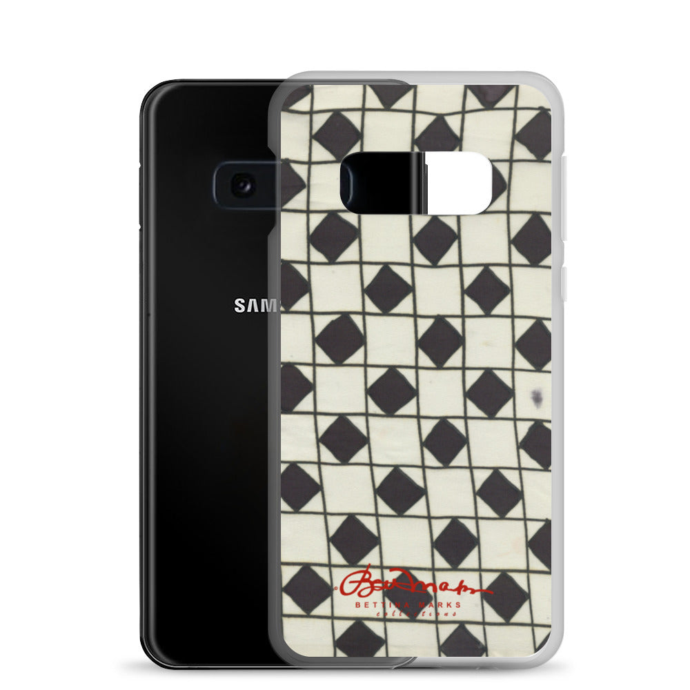 B&W Checkerboard Optical Samsung Case (select model)