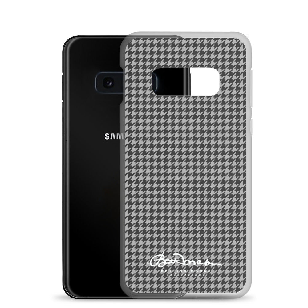 B&W Houndstooth Samsung Case