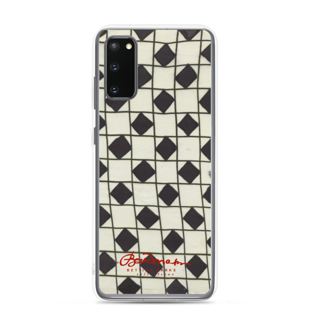 B&W Checkerboard Optical Samsung Case (select model)