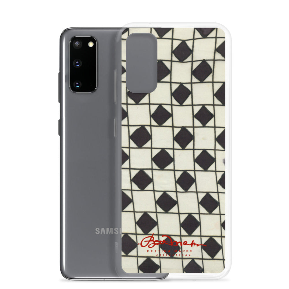 B&W Checkerboard Optical Samsung Case (select model)