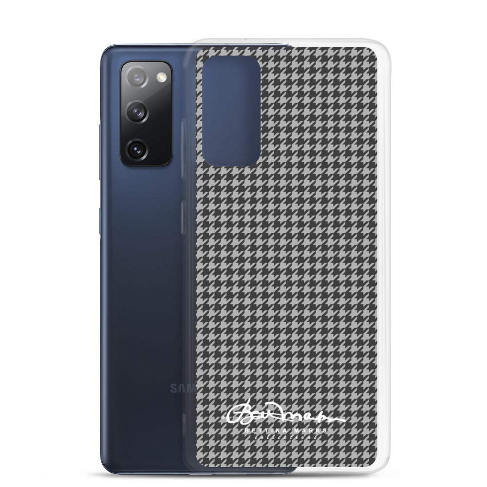 B&W Houndstooth Samsung Case