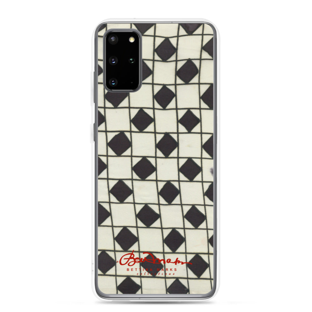 B&W Checkerboard Optical Samsung Case (select model)