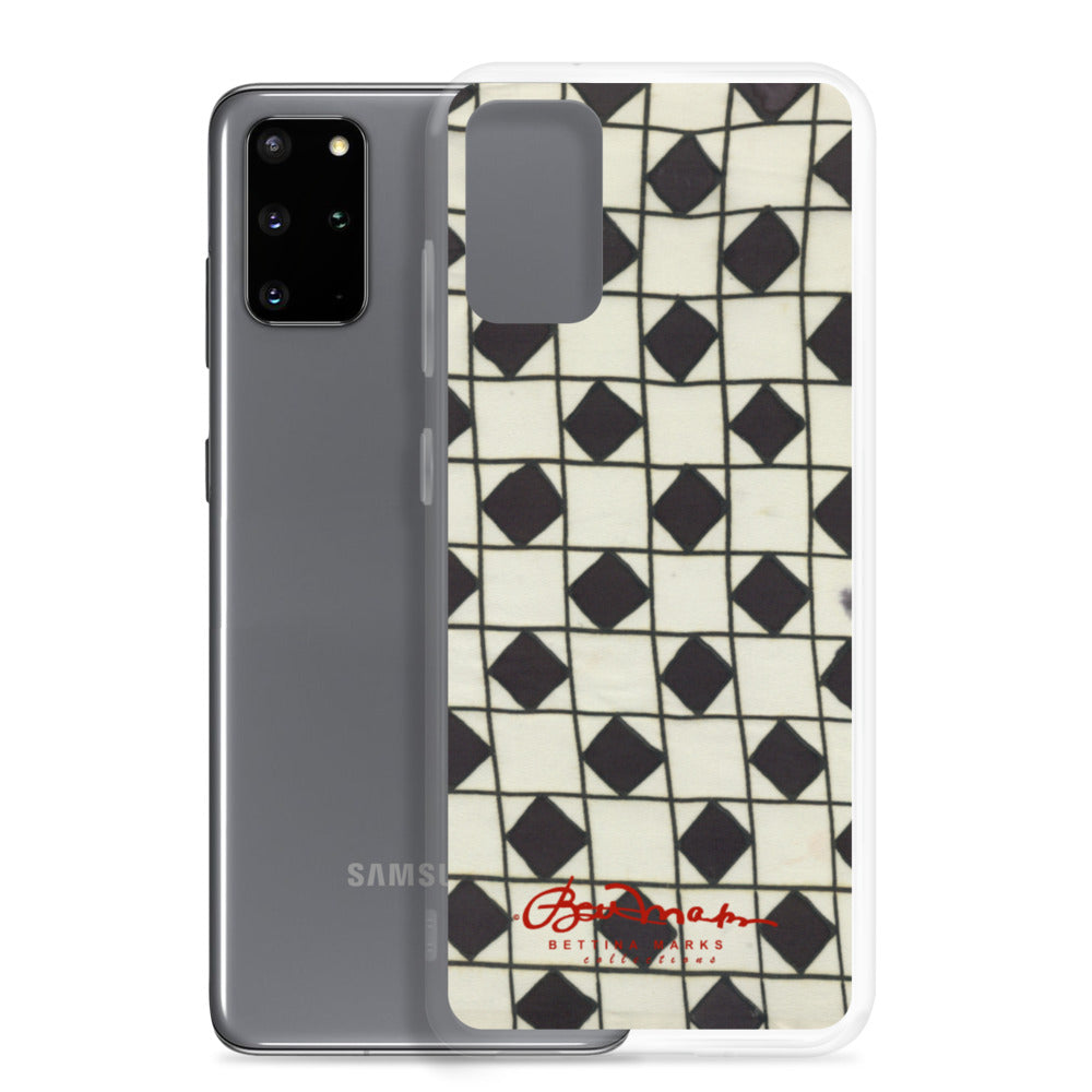 B&W Checkerboard Optical Samsung Case (select model)