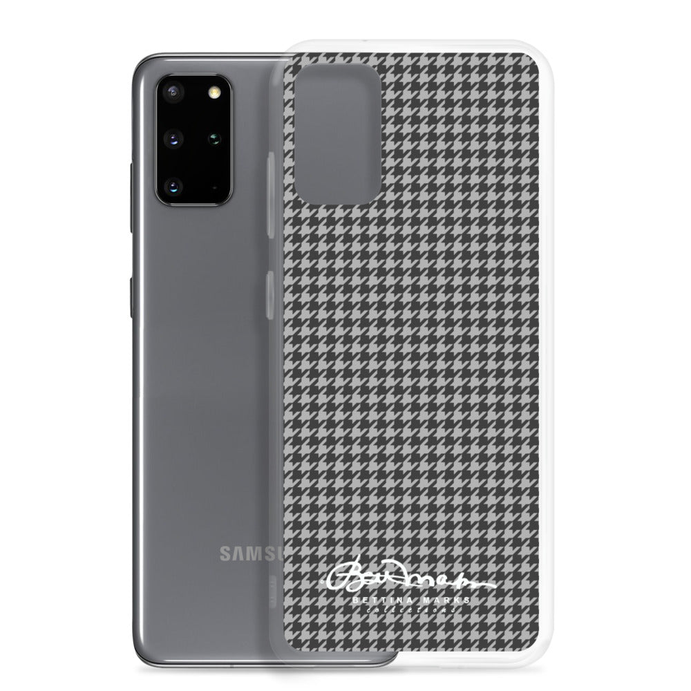 B&W Houndstooth Samsung Case