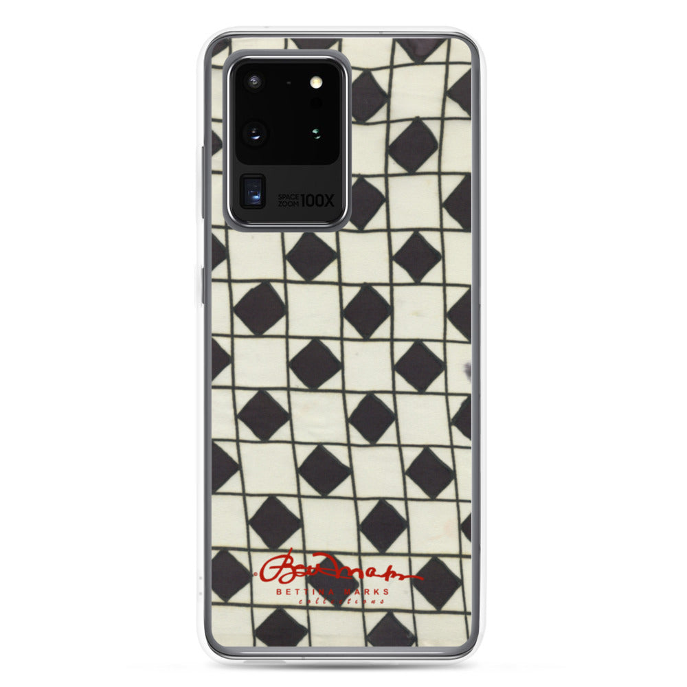 B&W Checkerboard Optical Samsung Case (select model)