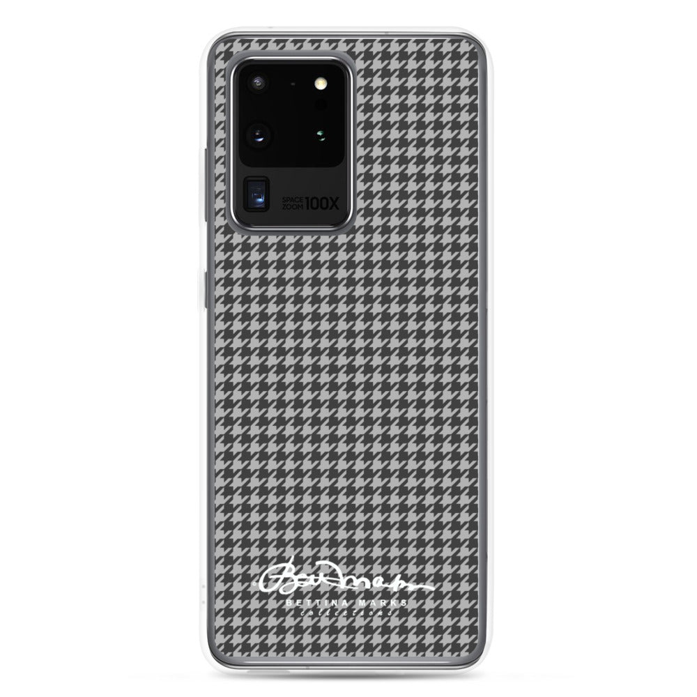 B&W Houndstooth Samsung Case