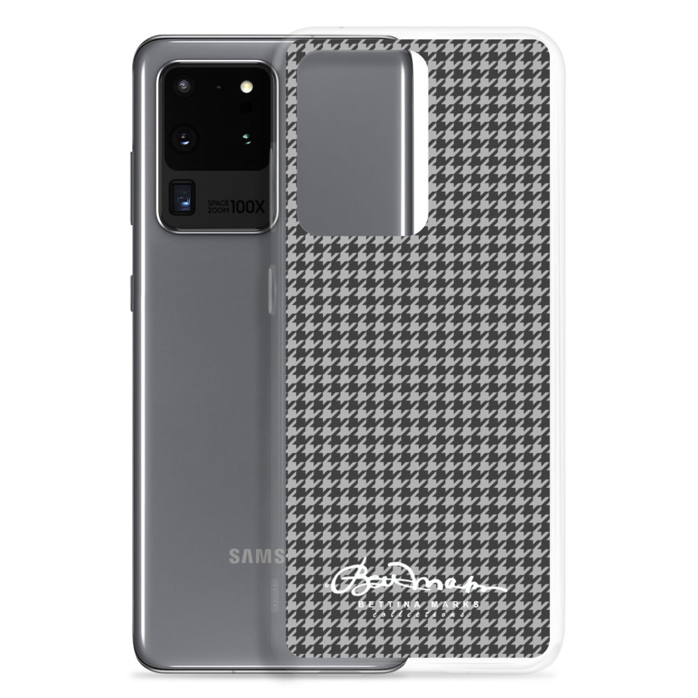 B&W Houndstooth Samsung Case